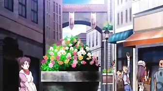 Busty Hentai Handjob in the Great Outdoors - Big Cock Action!