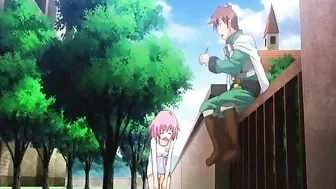 Busty Hentai Handjob in the Great Outdoors - Big Cock Action!