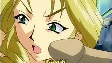 Anime Coed Threesome Hard Sex by Perv