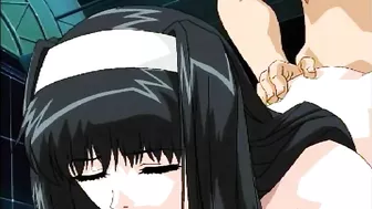 Hardcore Hentai Angel Poked from Behind