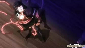 Japanese Coed Anime Group Tentacle Sex