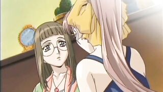 Japanese Hentai Sharing Cock - Two Naughty Anime Lovers Share One Big Dick