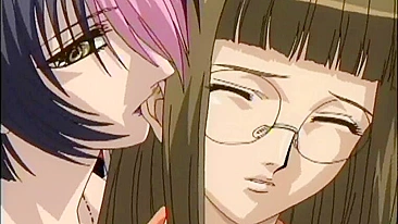Japanese Hentai Sharing Cock - Two Naughty Anime Lovers Share One Big Dick