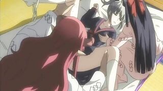 Horny Japanese Cuties Take on a Steamy Threesome in Hentai