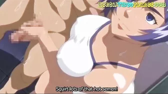 Schoolgirl's Wild Threesome with Best Friends in Hentai Anime Cartoon