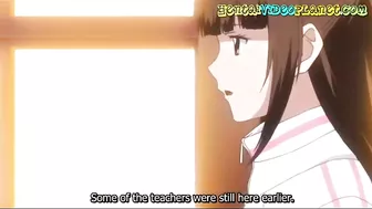 Schoolgirl's Wild Threesome with Best Friends in Hentai Anime Cartoon