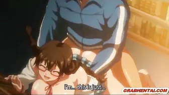 Bondage Coed Hentai Bigboobs Wet Pussy Fucking In The Library Room