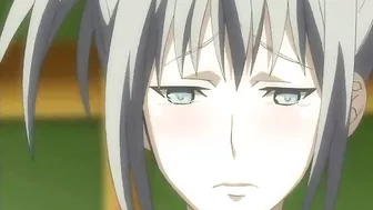 Busty Anime Threesome Fucked Outdoors