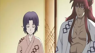 Busty Anime Threesome Fucked Outdoors