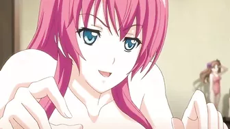 Busty Threesome Hardcore Sex with Big Breasts in Hentai