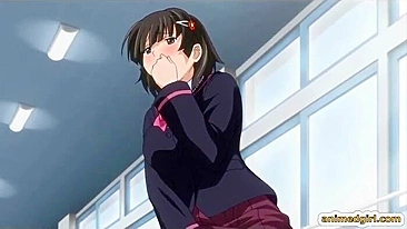 Anime Coed Tentacle Drilling Ass and Pussy