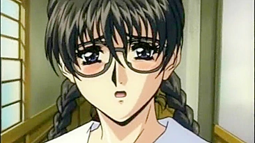 Chained coeds peeing in the garden, hentai, coeds, pee.