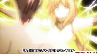 Hentai Girl Caught in Net Gets Hard Fucked by Shemale