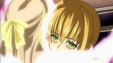 Hentai Bondage Hand Shoves Ass and Pussy