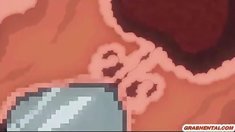 Monster Fucks Big Boobs in Hot Hentai Action