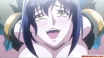 Monster Fucks Big Boobs in Hot Hentai Action