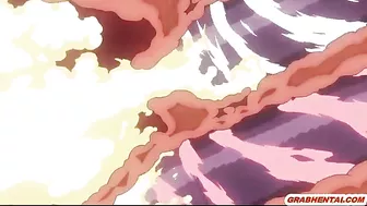 Monster Fucks Big Boobs in Hot Hentai Action