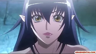 Monster Fucks Big Boobs in Hot Hentai Action