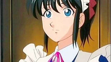 Wet Bondage Maid Fucked From Behind in Hentai