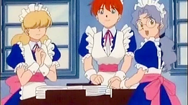 Wet Bondage Maid Fucked From Behind in Hentai