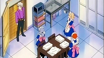 Wet Bondage Maid Fucked From Behind in Hentai