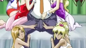 Bondage Anime College Girl Gagged by Masked Lover