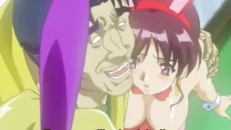 Bondage Anime College Girl Gagged by Masked Lover