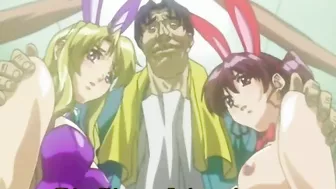 Bondage Anime College Girl Gagged by Masked Lover