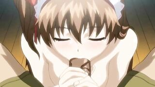 Bondage Tittyfucking with Facial Cumming - Hentai Porn
