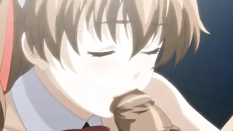 Bondage Tittyfucking with Facial Cumming - Hentai Porn