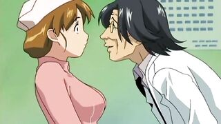 Busty Anime Nurse Gets Hard Fucked by Naughty Doctor