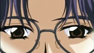 BDSM Hentai Coeds Threesome Gets Fucked On The Bed