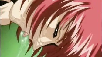 BDSM Hentai Coeds Threesome Gets Fucked On The Bed