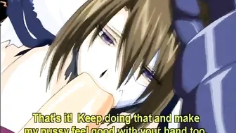 Hentai Shemale Gets Blowjob from Big Cock