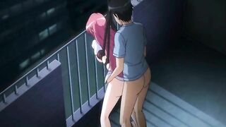 Anime Coed with Big Boobs Gets Wet Pussy Fucked while Tied up