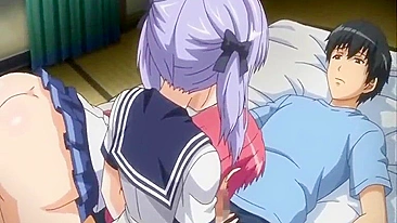 Anime Coed with Big Boobs Gets Wet Pussy Fucked while Tied up