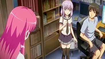 Anime Coed with Big Boobs Gets Wet Pussy Fucked while Tied up