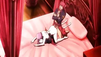 Busty Maids in Anime Threesome Fuck