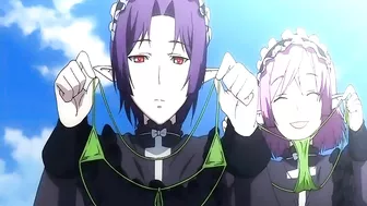 Busty Maids in Anime Threesome Fuck