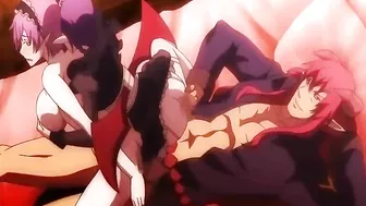 Busty Maids in Anime Threesome Fuck