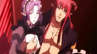 Busty Maids in Anime Threesome Fuck