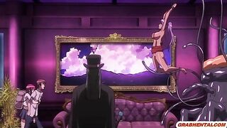 Busty Anime Ghetto Slut Gets Hard Drilled by Monster Tentacles