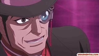 Busty Anime Ghetto Slut Gets Hard Drilled by Monster Tentacles