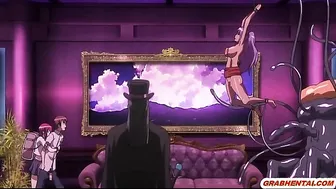 Busty Anime Ghetto Slut Gets Hard Drilled by Monster Tentacles