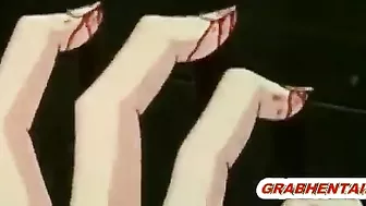 Bound and Gagged Hentai Maid Takes Multiple Lovers