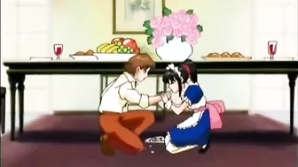 Chained Hentai Maid Gets Whipped In The Dungeon