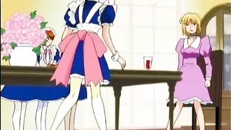 Chained Hentai Maid Gets Whipped In The Dungeon