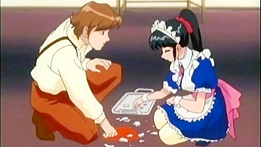 Chained Hentai Maid Gets Whipped In The Dungeon