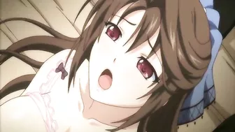 Anime Titjob and Cock Ride with Busty Titties