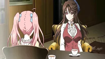 Anime Titjob and Cock Ride with Busty Titties